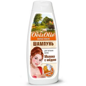 Шампунь OvisOlio для питания волос, молоко с мёдом, 400 мл