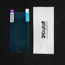 

Защитное стекло Krutoff, для iPhone 5/5S/5C/SE, гибридное, полный клей
