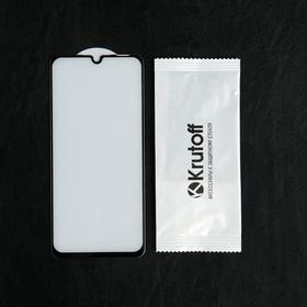 

Защитное стекло Krutoff, для Huawei P30 Lite/Nova 4e, полный клей, черная рамка