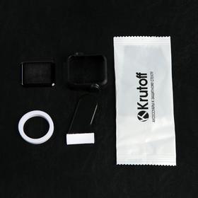 

Защитное стекло Krutoff, для Apple Watch 1/2/3, 38 мм, гибридное, полный клей