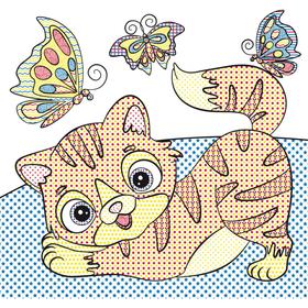 

Водные раскраски «Котики»