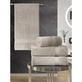 

КМП Arel, размер 50x100 см - 2 шт,70x140 см -2шт, цвет кофейный