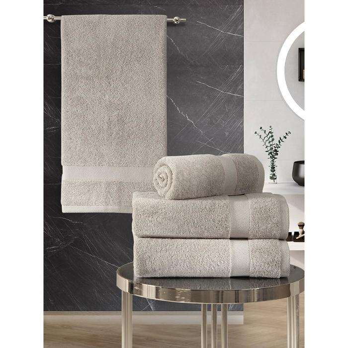 КМП Arel размер 50x100 см - 2 шт70x140 см -2шт цвет кофейный 3213₽