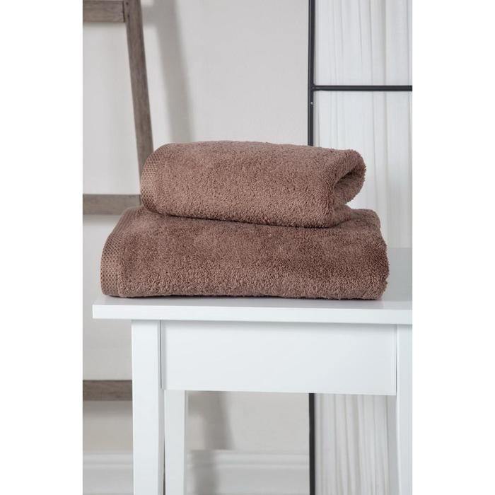фото Полотенце махровое apollo, размер 45x60 см, цвет коричневый karna