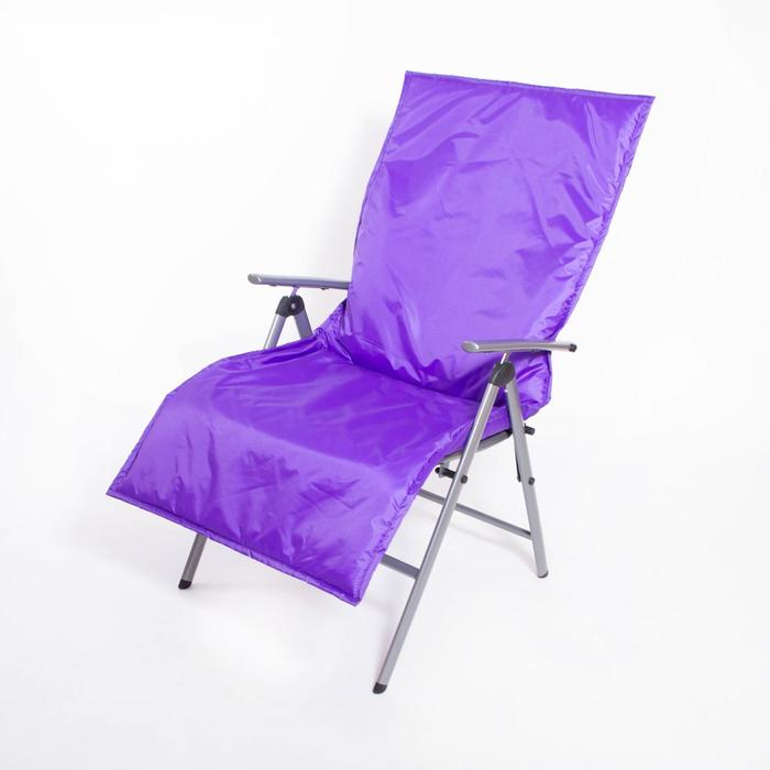 фото Подушка-матрас водоотталкивающ. 140х60х3,5 см, фиолетовый wowpuff