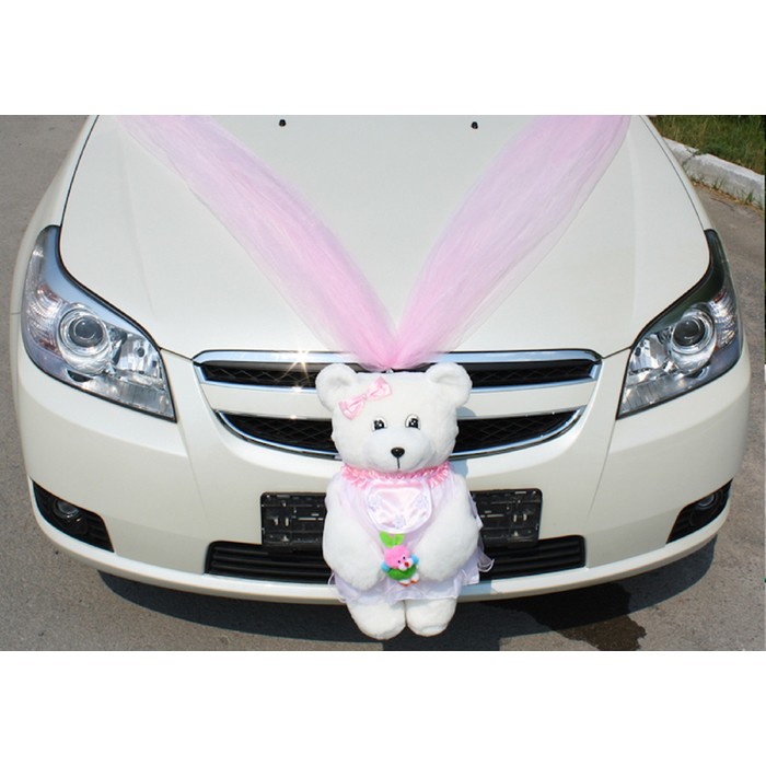 Мишка на радиатор «Выписка из роддома», для девочки