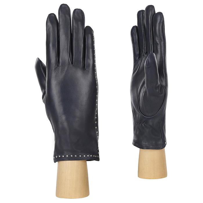 Перчатки женские натуральная кожа (Размер 8) синий