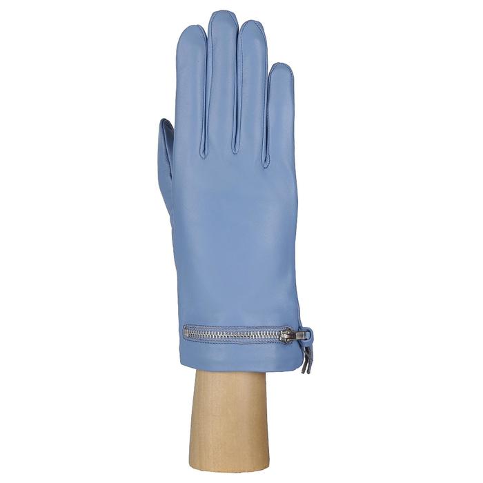 Перчатки женские, размер 7.5, цвет голубой