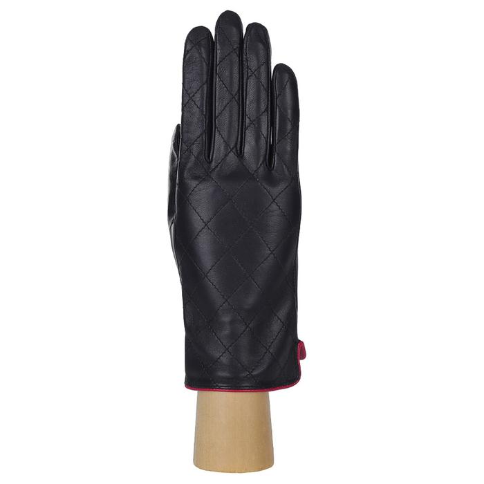 Перчатки женские, натуральная кожа, размер 7, синий