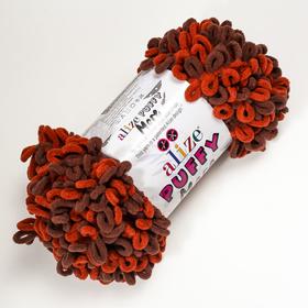 

Пряжа "Puffy more" 100 % микрополиэстер 11,5м/150г (6290 шоколад-терракот)