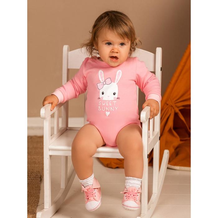 

Боди с длинным рукавом «Милашка» для девочки, рост 56 см