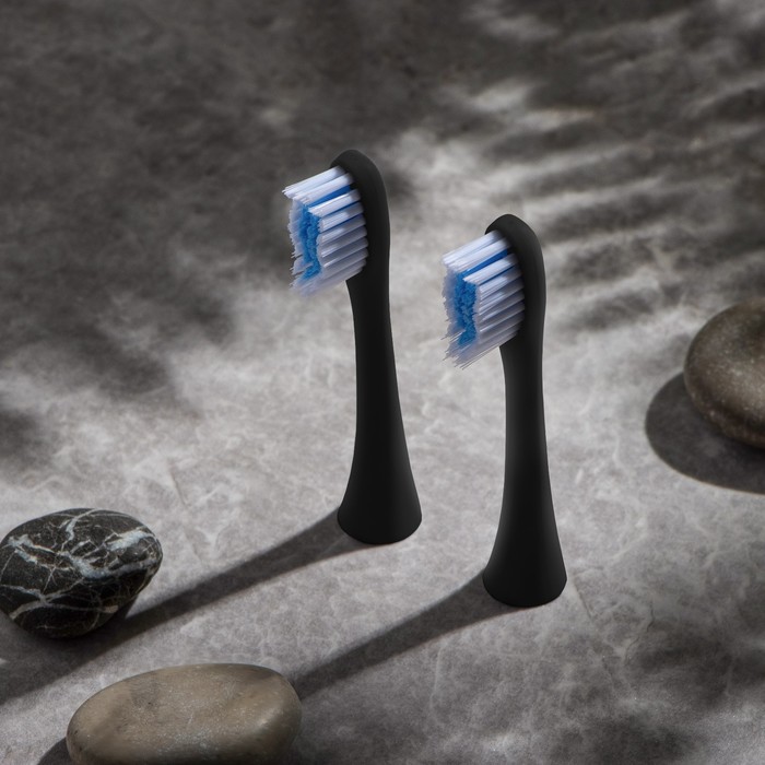 Насадка для электрической зубной щетки Luazon LP-004,  черные