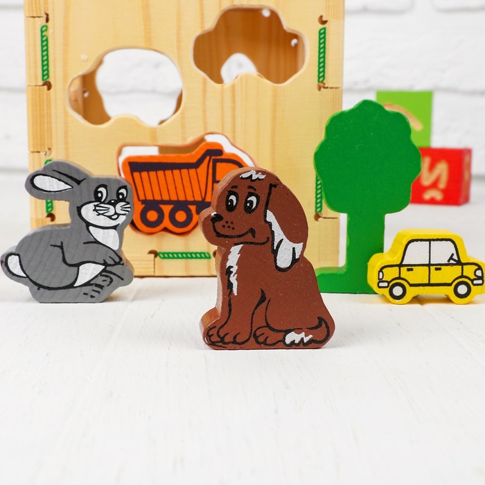 Сортер "Веселые фигурки", 13 элементов