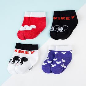 

Набор носков Mickey Mouse, Микки Маус, 4 пары, 12-14 см