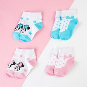 

Набор носков Minnie, Минни Маус, 4 пары, 12-14 см