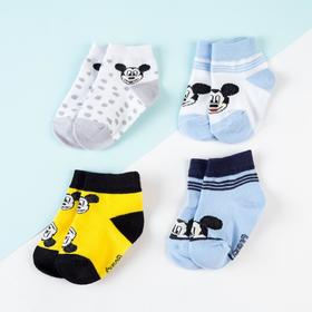 

Набор носков Mickey, Микки Маус, 4 пары, 8-10 см