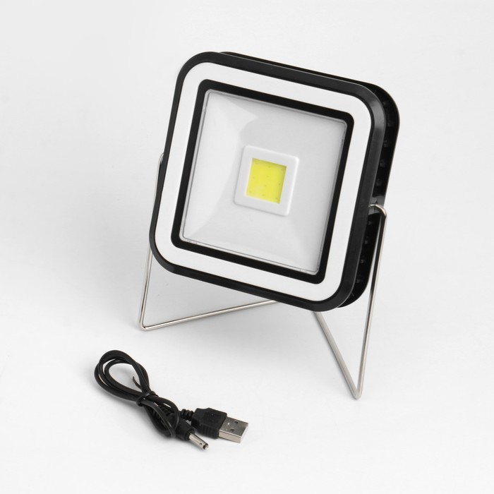 Светодиодный прожектор-светильник 3 Вт, 1200 мАч, солнечная батарея, USB