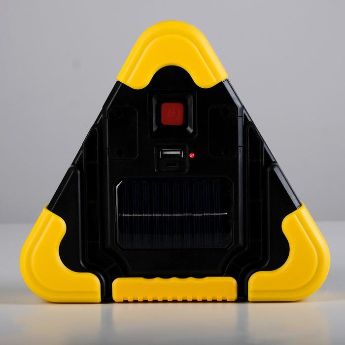 фото Фонарь аккумуляторный, солнечная батарея, 17 х 18.5 х 4.2 см