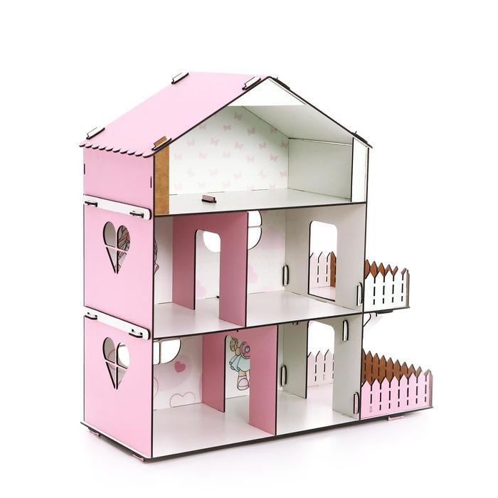 цена Кукольный дом без мебели «Doll Style»