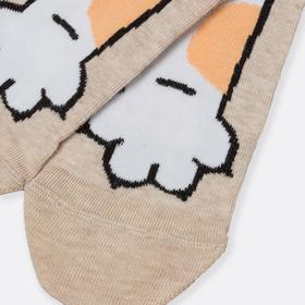 

Носки женские, цвет бежевый меланж, размер 23-25 (37-40)