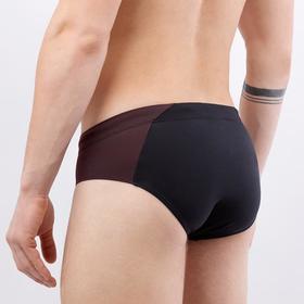 

Плавки купальные мужские, цвет чёрный/бордовый, размер 52 (XL)