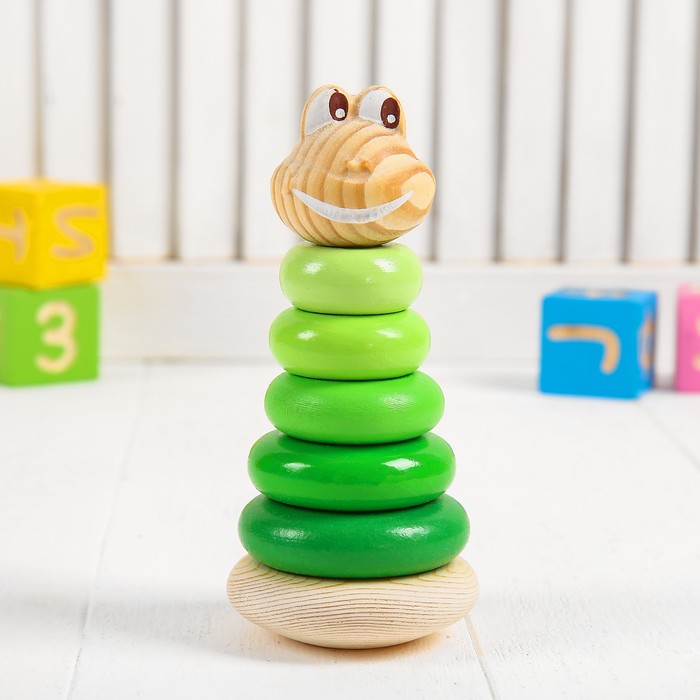 Пирамидка "Лягушонок" 7 элементов