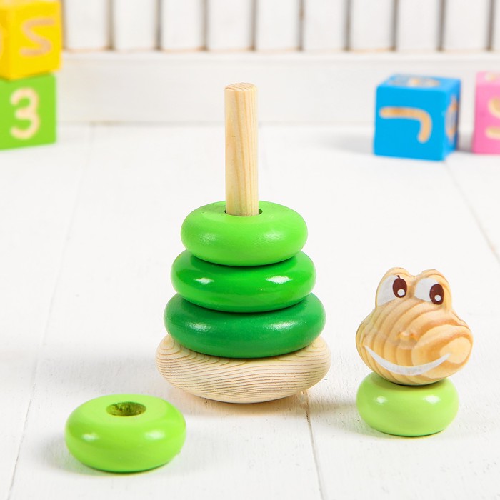 Пирамидка "Лягушонок" 7 элементов