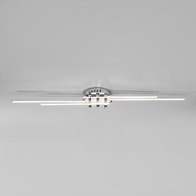 

Люстра Skyline, 120Вт LED, 11520лм, 3300-6500К, цвет хром, с ПДУ