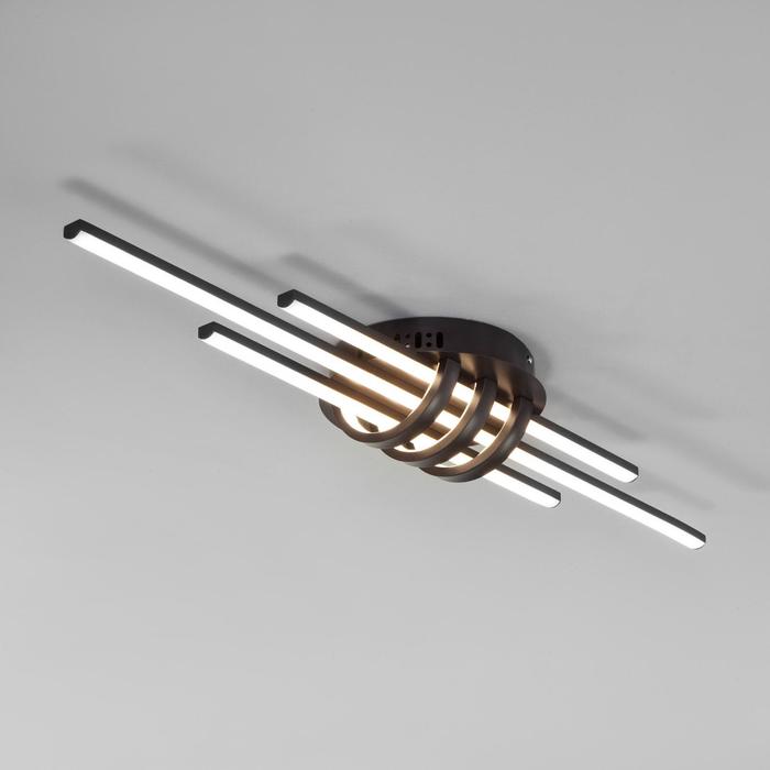 Люстра Skyline 100Вт LED 8000лм 3300-6500К цвет кофе с ПДУ 19979₽