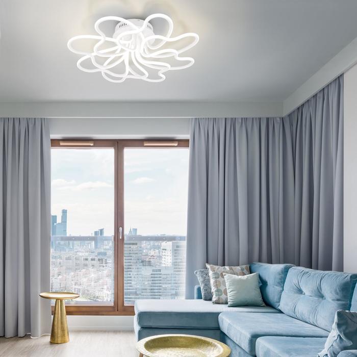 

Люстра Smart Floret, 210Вт LED, 14400лм, 3300-6500К, цвет белый, с ПДУ