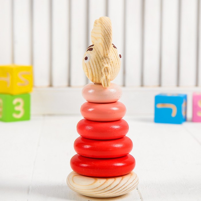 Пирамидка "Петушок" 7 элементов