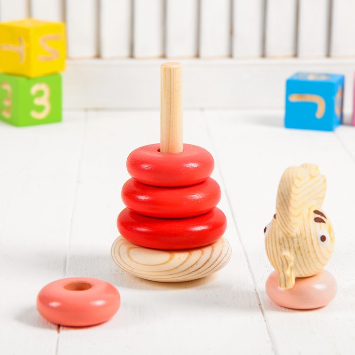 Пирамидка "Петушок" 7 элементов