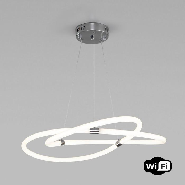 Люстра Smart Warta 46Вт LED 5060лм 4200К цвет хром 39420₽
