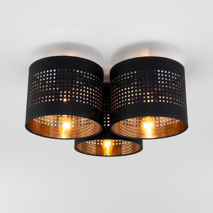 Люстра Tago 3x60Вт E27 цвет чёрный 13958₽