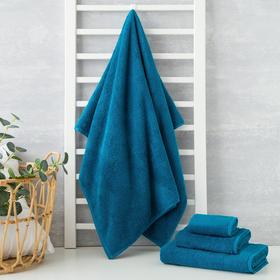 

Полотенце махровое Экономь и Я 50*90 см, синие джинсы 100%хл, 360 г/м2