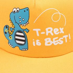 

Бейсболка для мальчика, цвет жёлтый размер 48-52