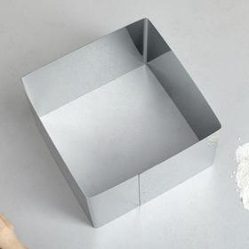 

Форма для выпечки и выкладки "Квадрат", H-12 см, 18 х 18 cм, 1 сорт