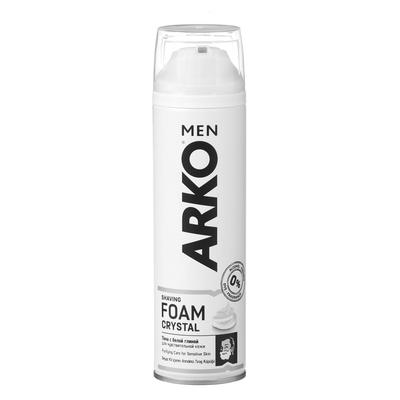 Пена для бритья ARKO MEN CRYSTAL с белой глиной 200мл