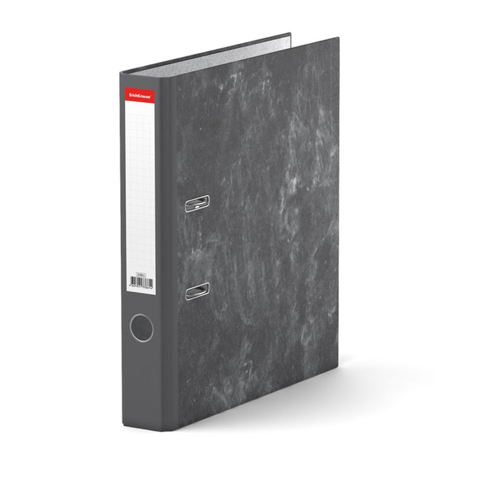 Папка-регистратор А4, 50мм Economy, разборный, мраморный, серый, картон 1.75мм, вместимость 350 листов