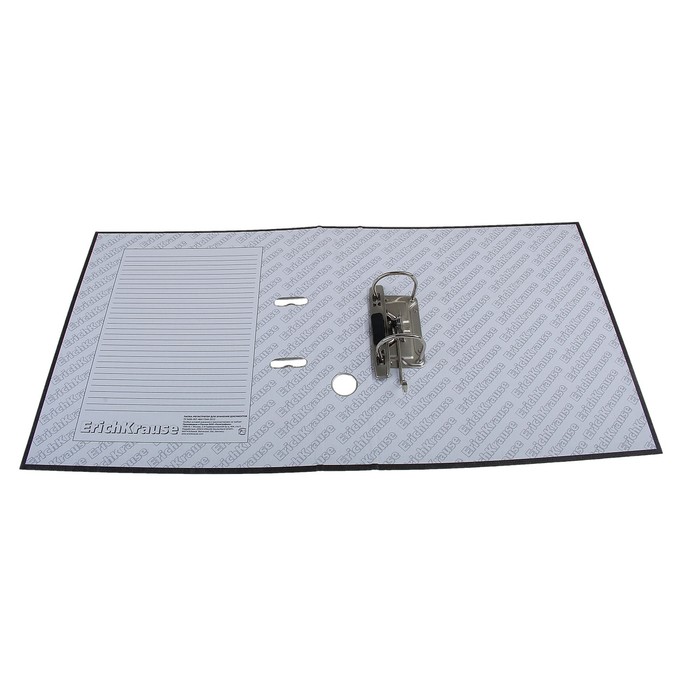 Папка-регистратор А4, 50мм BASIC, собранный, мраморный, серый, этикетка на корешке, картон 2мм, вместимость 350 листов