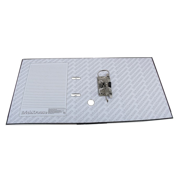 Папка-регистратор А4, 50мм Original, разборный, мраморный, чёрный, этикетка на корешке, металлический кант, картон 2мм, вместимость 350 листов