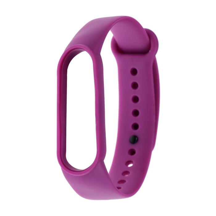 Силиконовый ремешок для Xiaomi Mi Band 5 фиолетовый 129₽