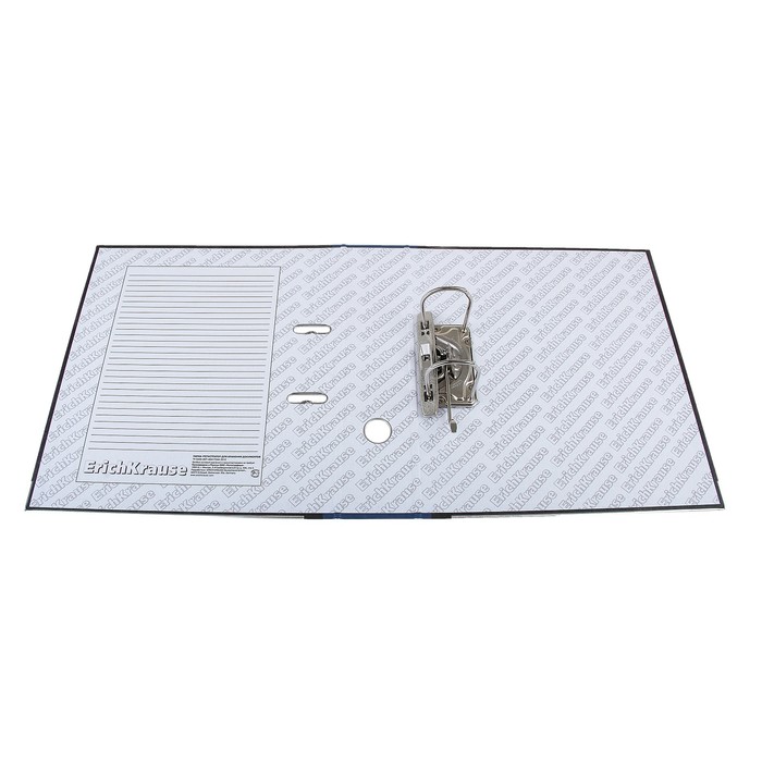 Папка-регистратор А4, 70мм Original, разборный, мраморный, синий, пластиковый карман, металлический кант, картон 2мм, вместимость 450 листов