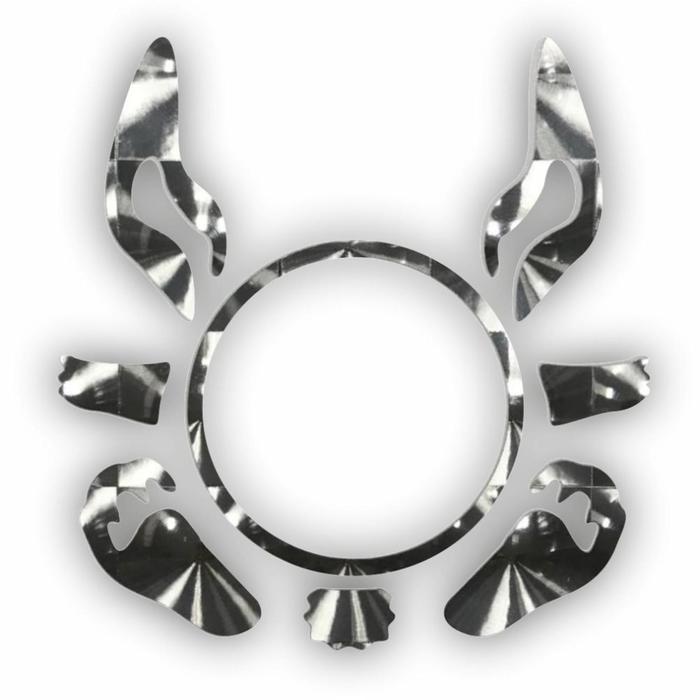 Декор логотипа Зайчик Наклейка голографическая, 15х15 см наклейка космонавт 15х15 см