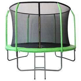 

Батут 10FT, d=3,05 м, SportElite, фиберглас, с защитной сеткой внутрь и лестницей, цвет салатовый