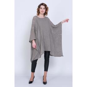 

Пончо женское, размер oversize
