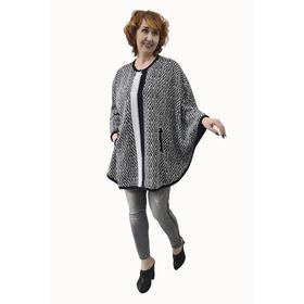 

Пончо женское, размер oversize