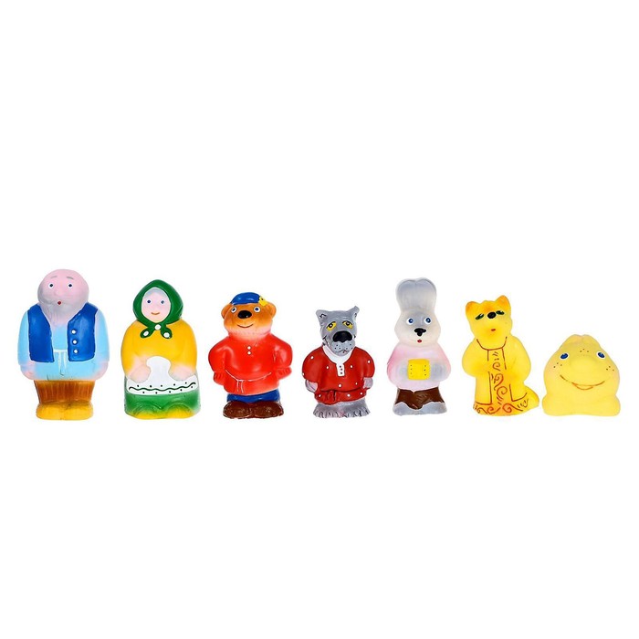 цена Набор резиновых игрушек «Колобок»