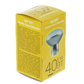

Лампа накаливания "Старт", R50, Е14, 40 Вт, 230 В