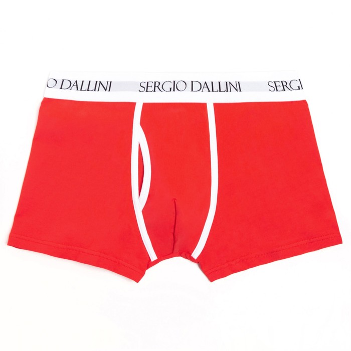 фото Трусы мужские боксеры, цвет красный, размер 46-48 (m) sergio dallini